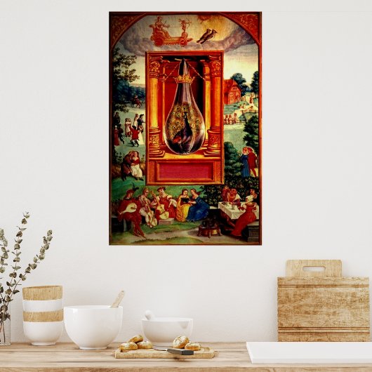 Uit het boek van de zon van Alchemy 1 Poster (Keuken)