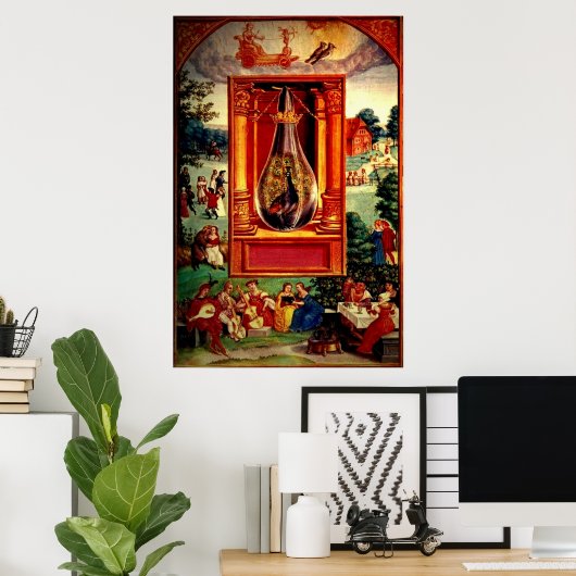 Uit het boek van de zon van Alchemy 1 Poster (Thuiskantoor)