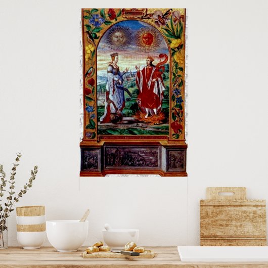 Uit het boek van de zon van Alchemy 2 Poster (Keuken)