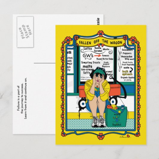 Uit het Briefkaart van Wagon_B_ (Voorkant / Achterkant)