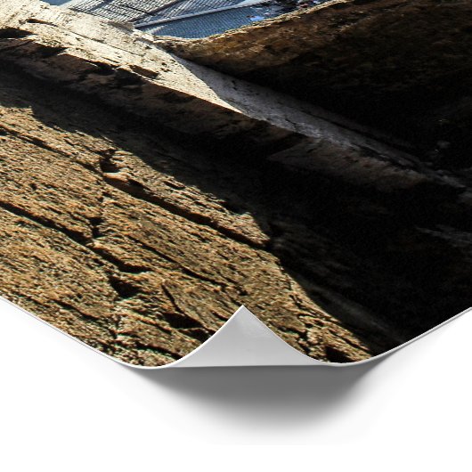 Uit het Colosseum kijken Poster (Hoek)