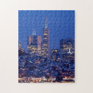 Uit het dak van de gevangenis op Alcatraz genomen Legpuzzel