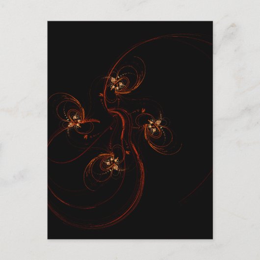 Uit het Donker Modern Minimalistische Abstracte Ku Briefkaart (Voorkant)