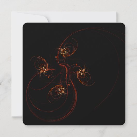 Uit het Donker Modern Minimalistische Abstracte Ku Kaart (Voorkant)