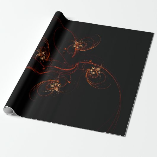 Uit het Donkere Abstracte Art. Cadeaupapier (Uitgerold)