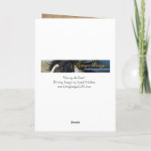 Uit het Dust Wild Horse Wenskaart Kaart (Achterkant)