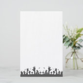 Uit het Graf Halloween Briefpapier (Staand voorkant)