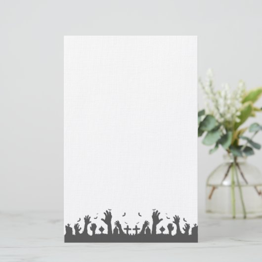 Uit het Graf Halloween Briefpapier (Staand voorkant)