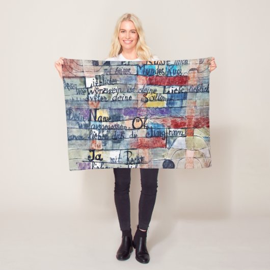 Uit het Hooglied, Klee Fleece Deken (In situ)