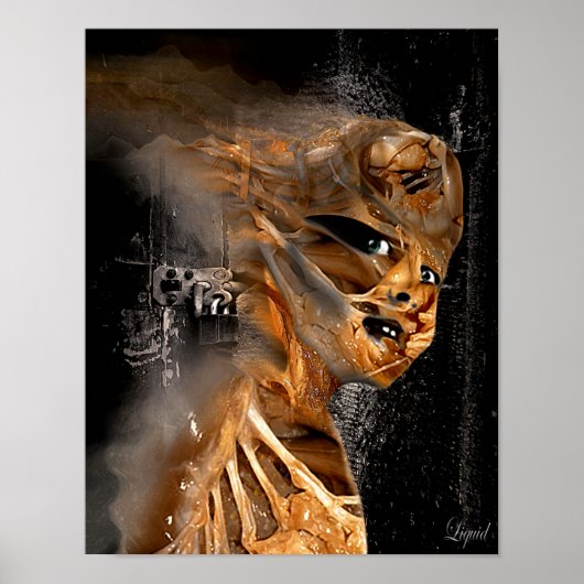 Uit het houtwerk Print (Voorkant)