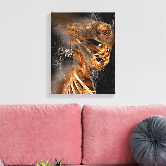 Uit het Houtwerk Verpakt Canvas (Insitu (Woonkamer))