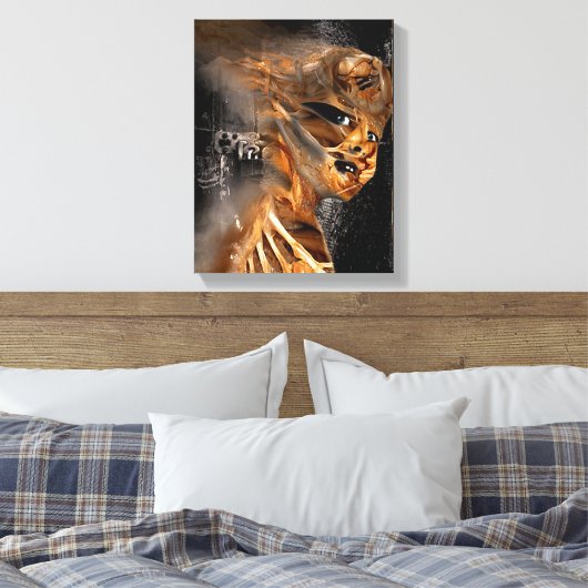 Uit het Houtwerk Verpakt Canvas (Insitu (Slaapkamer))