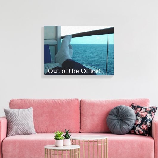 Uit het Kantoor Canvas (Insitu (Woonkamer))