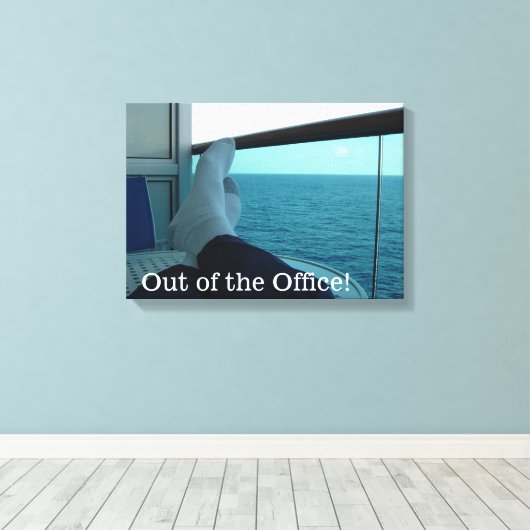 Uit het Kantoor Canvas (Insitu (Houten vloer))