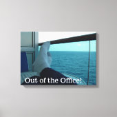 Uit het Kantoor Canvas Afdruk (Voorkant)