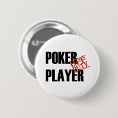UIT HET LICHT VAN DE POKERPLAYER VAN DE DUTY RONDE BUTTON 5,7 CM (Voorkant /achterkant)