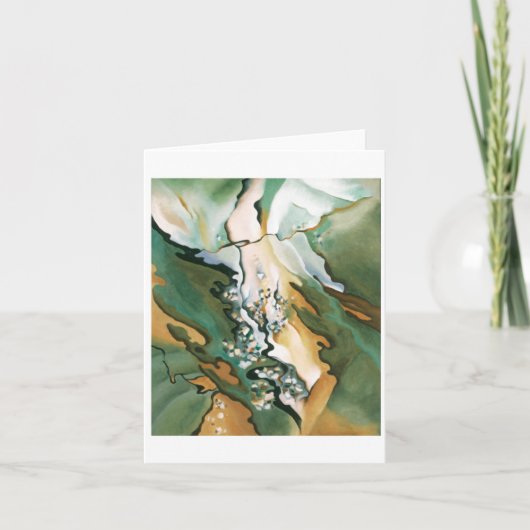 Uit het meer, nr. 3, door Georgia O'Keeffe, Kaart (Voorkant)