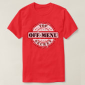 Uit het MENU (2) T-shirt (Design voorkant)