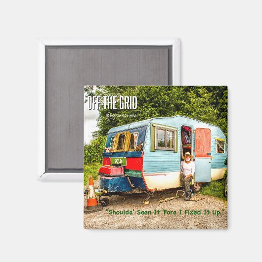 Uit het raster magneet (Voorkant / Achterkant)