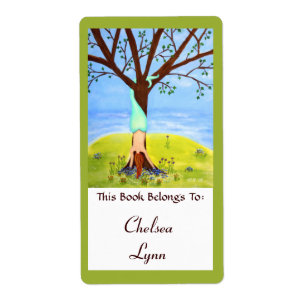 "Uit het water" Zeemeermin Art Book Label