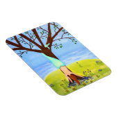 "Uit het water" Zeemeermin Fantasy Art Magneet (Rechterzijde)