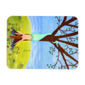 "Uit het water" Zeemeermin Fantasy Art Magneet (Horizontaal)