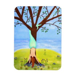 "Uit het water" Zeemeermin Fantasy Art Magneet