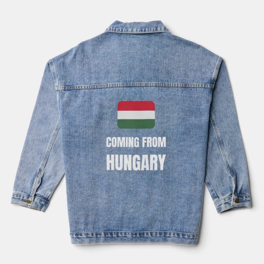 Uit Hongarije Denim Jacket (Achterkant)