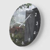 UIT HUIS EN DE GEROESTE KLOK VAN DE AUTO (Hoek)