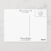 Uit, ijskoude spirits, vliegen briefkaart (Achterkant)