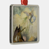 Uit, ijskoude spirits, vliegen metalen ornament (Rechts)