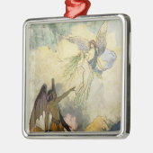 Uit, ijskoude spirits, vliegen metalen ornament (Links)