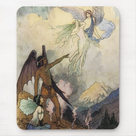 Uit, ijskoude spirits, vliegen muismat (Voorkant)