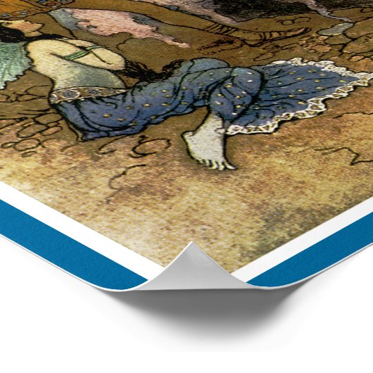 Uit, ijskoude spirits, vliegen poster (Hoek)