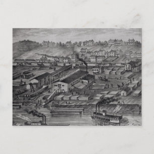 Uit 'Illustratieve atlas van de Ohio-bovenbuik' Briefkaart