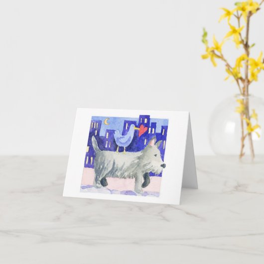 Uit in de stad - Notitiekaart (Gele Bloem)