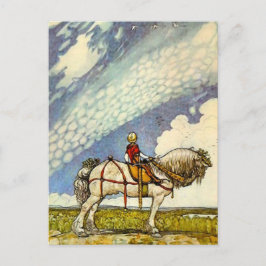 “Uit in de wijde wereld” door John Bauer Briefkaart