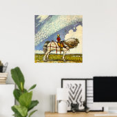 “Uit in de wijde wereld” door John Bauer Poster (Thuiskantoor)