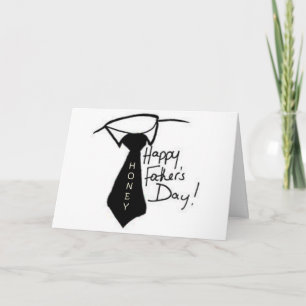 UIT JE STROPDAS GLIJDEN HONEY FATHERS DAY KAART