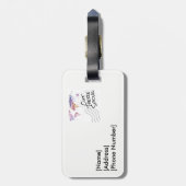 Uit Kantoor Bagagelabel (Achterkant verticaal)