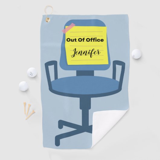 Uit Kantoor Golfhanddoek (Insitu)