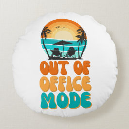 uit-Kantoor modus Rond Kussen
