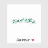 Uit Kantoor Sticker (Vel)