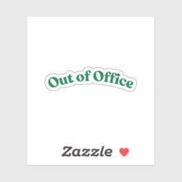Uit Kantoor Sticker