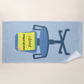 Uit Kantoor Strandlaken (Voorkant)