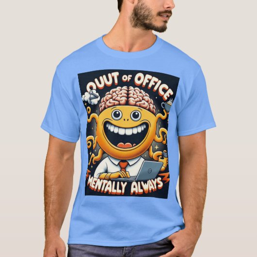 Uit kantoor t-shirt (Voorkant)