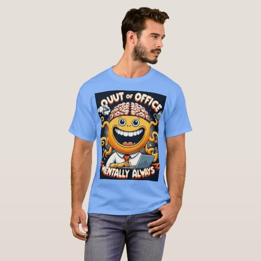 Uit kantoor t-shirt (Voorkant volledig)