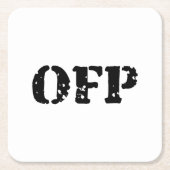 UIT KARTONNEN ONDERZETTERS (Voorkant)