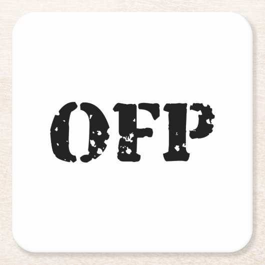 UIT KARTONNEN ONDERZETTERS (Voorkant)