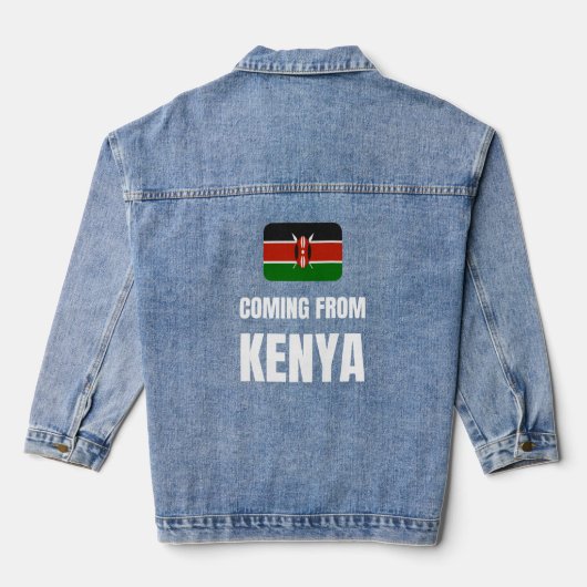 Uit Kenia Denim Jacket (Achterkant)